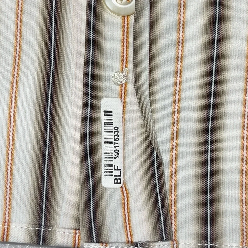 Banana Republic Men’s Fitted Dress Shirt Size M 15-15.5 Woven in Italy